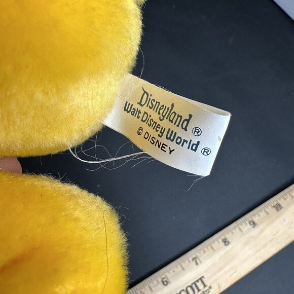 Vintage Walt Disney Co Pluto Plush Stuffed Animal Doll Toy Collectible Puppy - Picture 10 of 11